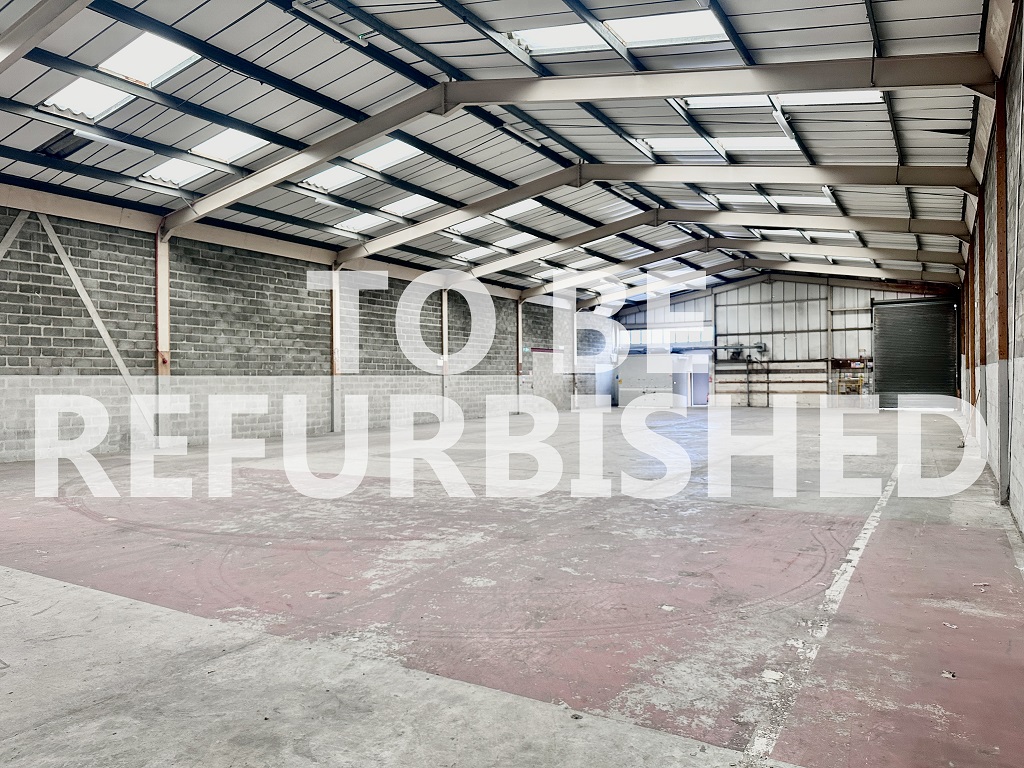 Internal view of unit 1 in Plasmarl Industrial Estate swansea