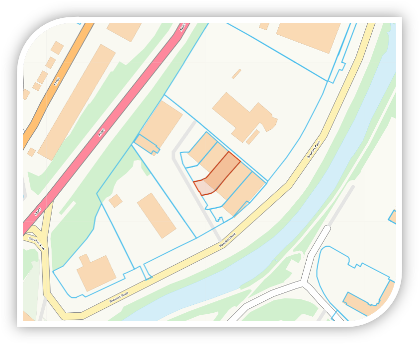 Map of unit 8 Plasmarl Industrial Estate Swansea