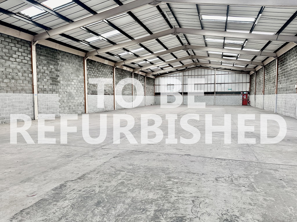 Internal view of unit 1 in Plasmarl Industrial Estate swansea