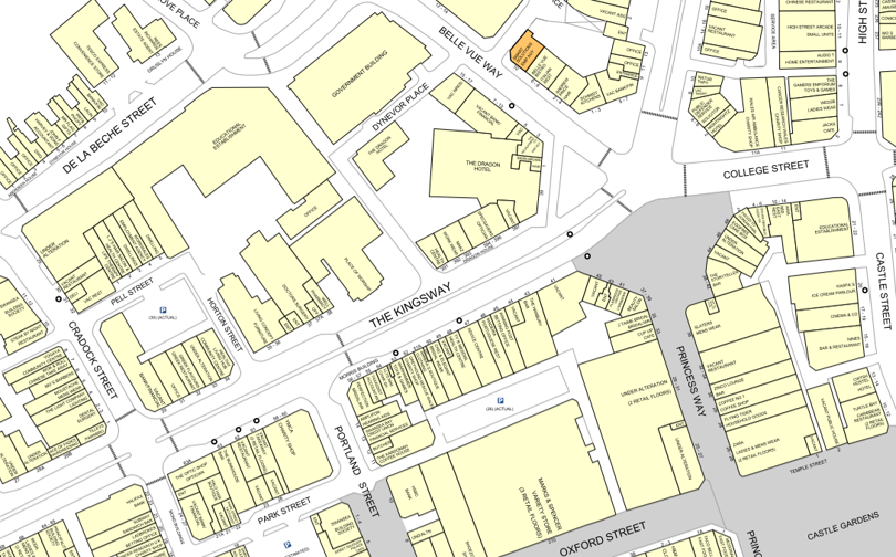 Map of 10 Bellevue Way, Swansea