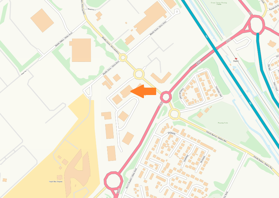 Map of unit 12 seaway parade in baglan port talbot