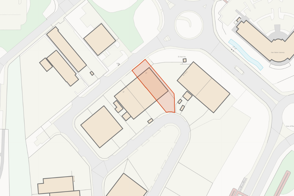 Map of unit 12 seaway parade in baglan port talbot