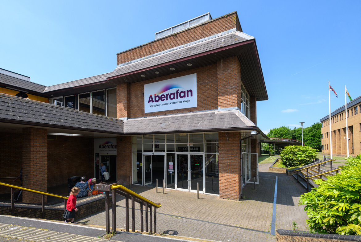 External view of Aberafan Shopping Centre