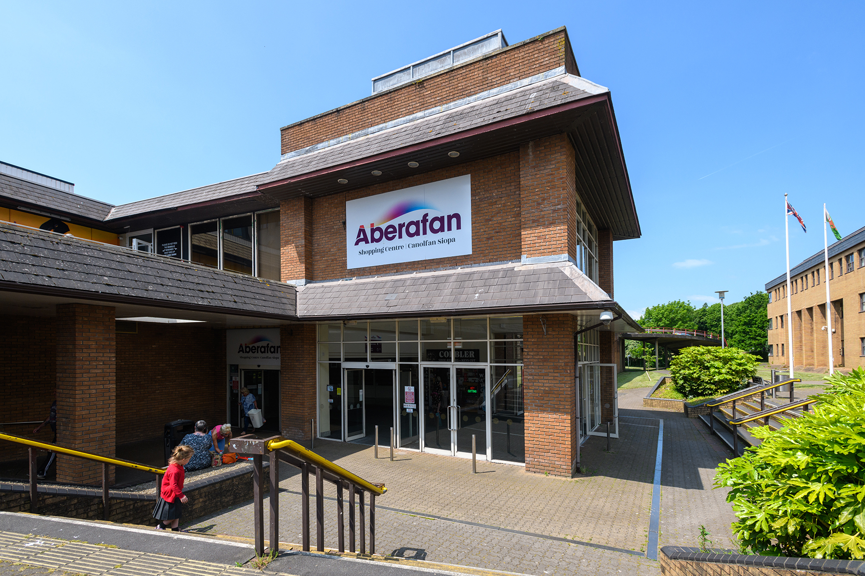 External view of Aberafan Shopping Centre