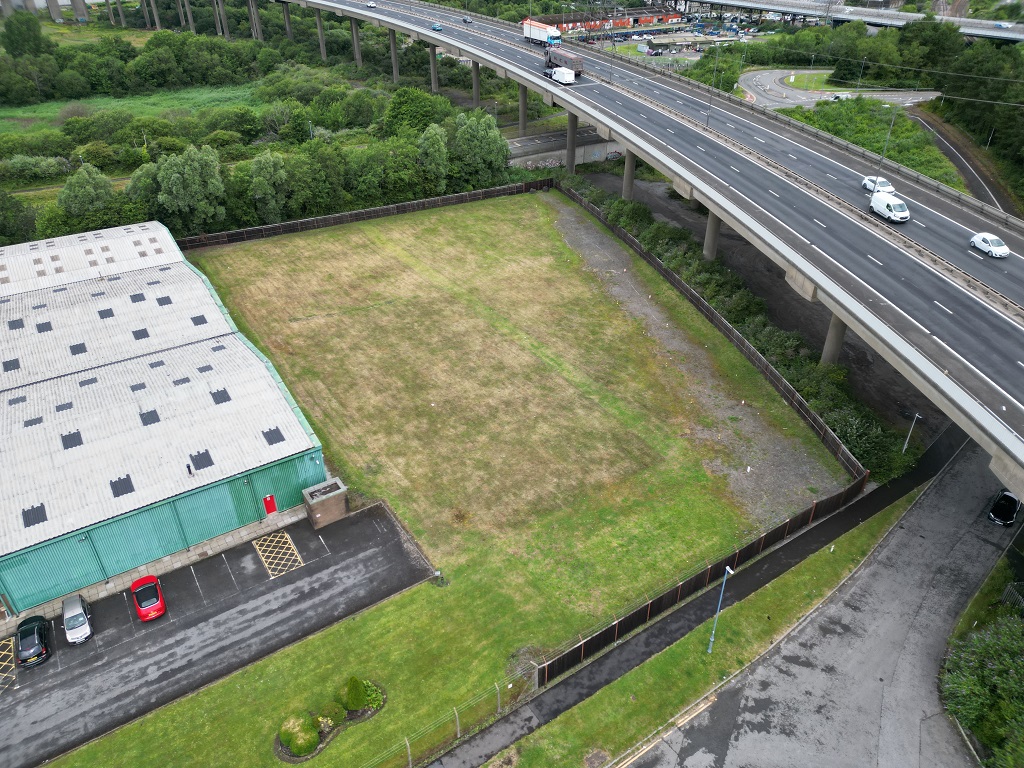 External view of land to the rear of chosen park in Baglan Neath